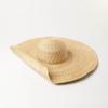 European and American Spring and Summer New Casual Simple Dome Bare-bodied Big-brimmed Straw Straw Hat Catwalk Concave Large-edge Straw Hat