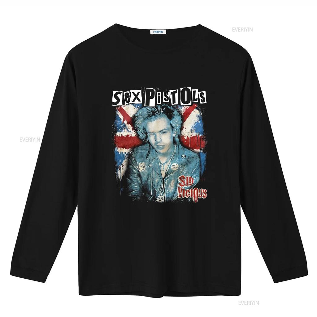 T-shirt Noir Rare Sid Vicious Band Toutes Tailles Tmb788 Lavage Vintage Confortable Légèrement Élégant Mode Graphique Stretch