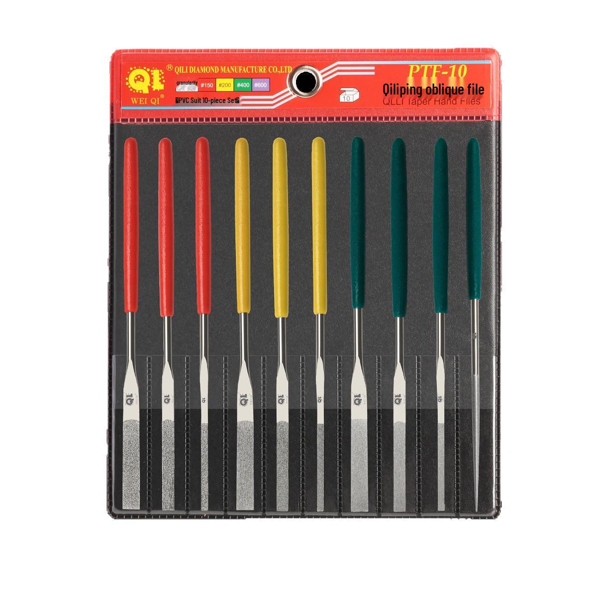 Напильник Chili Brand PTF-10 Алмазный Плоский Фасочный, 3x140мм PTF-12 Single [2mm, 200 Grit]