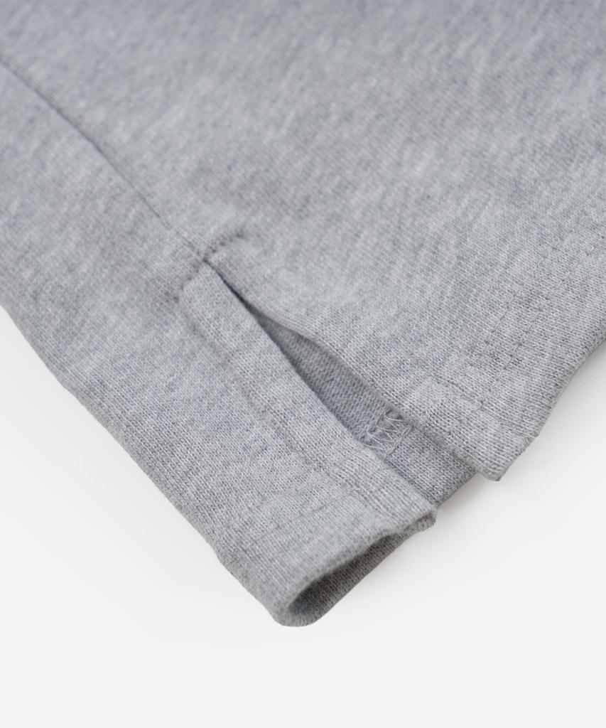 FRIZMWORKS Henley Neck Half Tee _ Gray