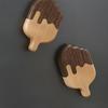 Magnetic Walnut Bottle Opener , Ice Cream Model,Suitable for Home Decoration and Bar