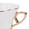 Good-Elegant Flower Bone China Tea Cup Saucer Set  Tea Cup White Porcelain Coffee Cup Tea Set Coffee Cup Espresso Cup