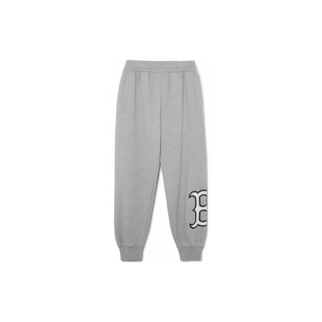 New MLB Boston Red Sox Knitted Sweatpants Unisex Gray 3APTB0331-43MGS