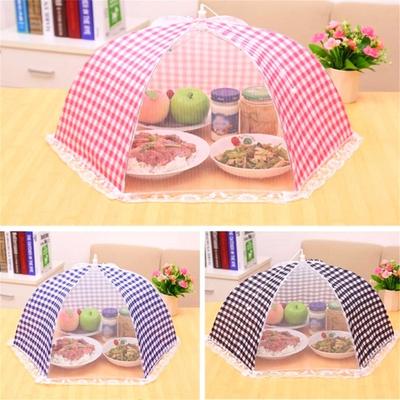 Table Food Cover Foldable Dustproof Reusable Mesh Anti Fly Mosquito Dining Table Meal Food Cover Kitchen Supplies