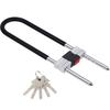 Move Iron Long U-Lock for Bicycles & Glass Doors