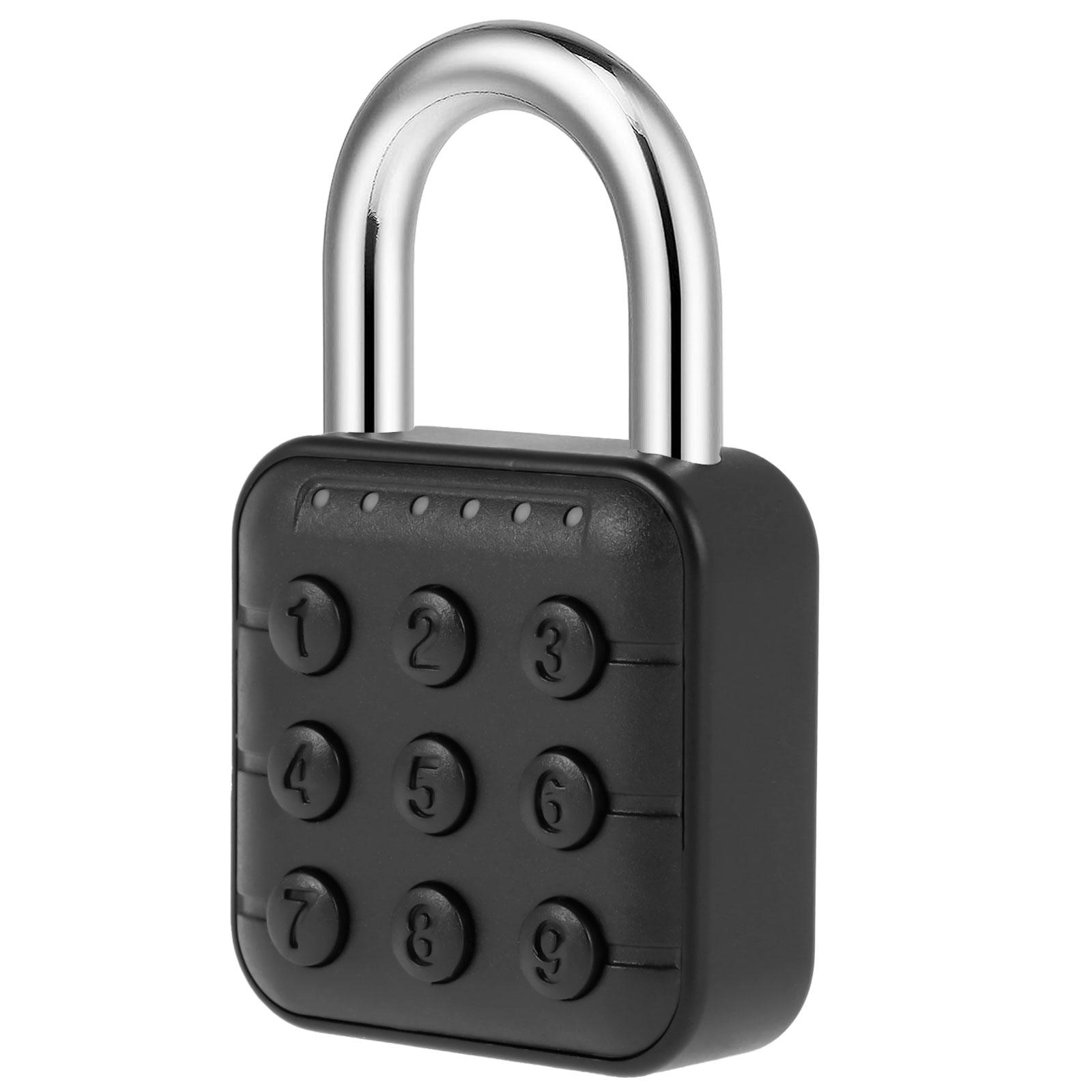 

1/2/4/6/8Pcs Keyless Combination Locker Lock 6 Digit Codes Padlock for Easy Use Pad Lock with Code for Gym School Locker Fence