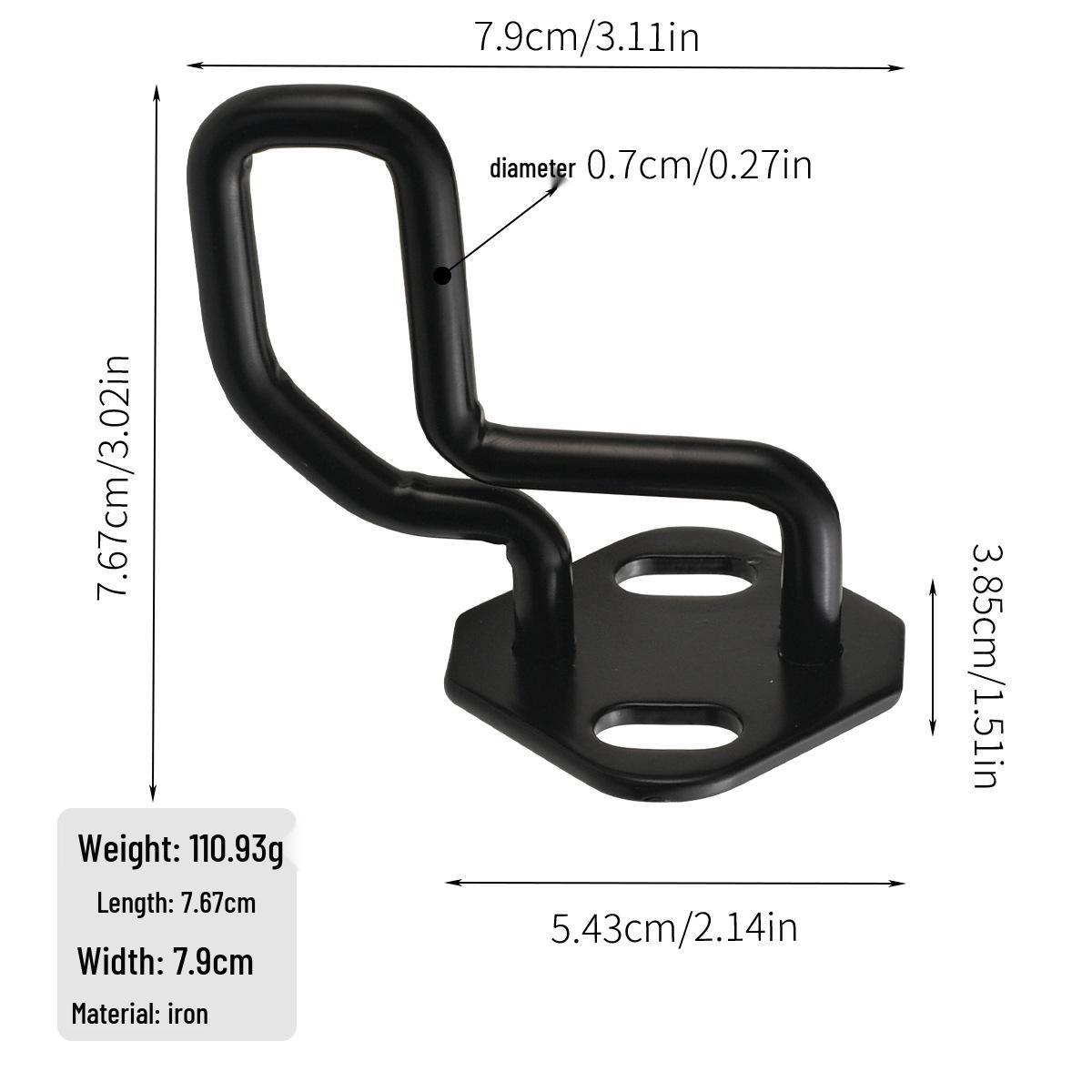 

Сверхпрочные настенные велосипедные крюки для хранения с высокой несущей способностью чёрный