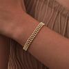 Classic Multi-layered Bead Chain Bracelet,Women's Stainless Steel Bracelets,Trendy Jewelry Mother's Day Gift