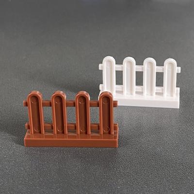 Kompatible 33303 Kleinteile Bausteine Teile Zubehör, Villa 1X4X2 Zaun, Zaungeländer, Zaun