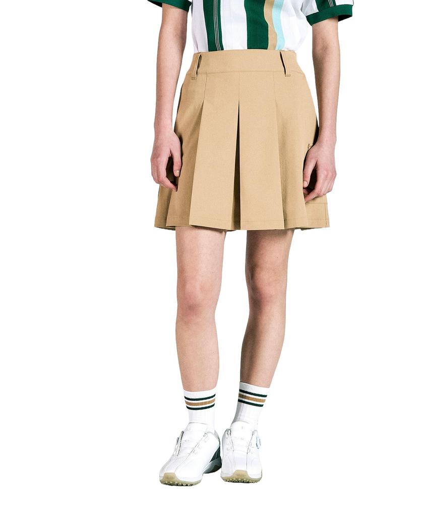 Skirt Pique Material Cargo Pocket Water Repellent Stretch Sunscreen Golf MG4FSK21L BG00 [Munsingwear] Women's (Beige)