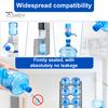 Universal Replacement Lid for Water Bottles Jug Cap, Silicone Reusable Non Spill Safe Cover Dormitory Bottle Caps 55mm Dispenser Sealing Stopper