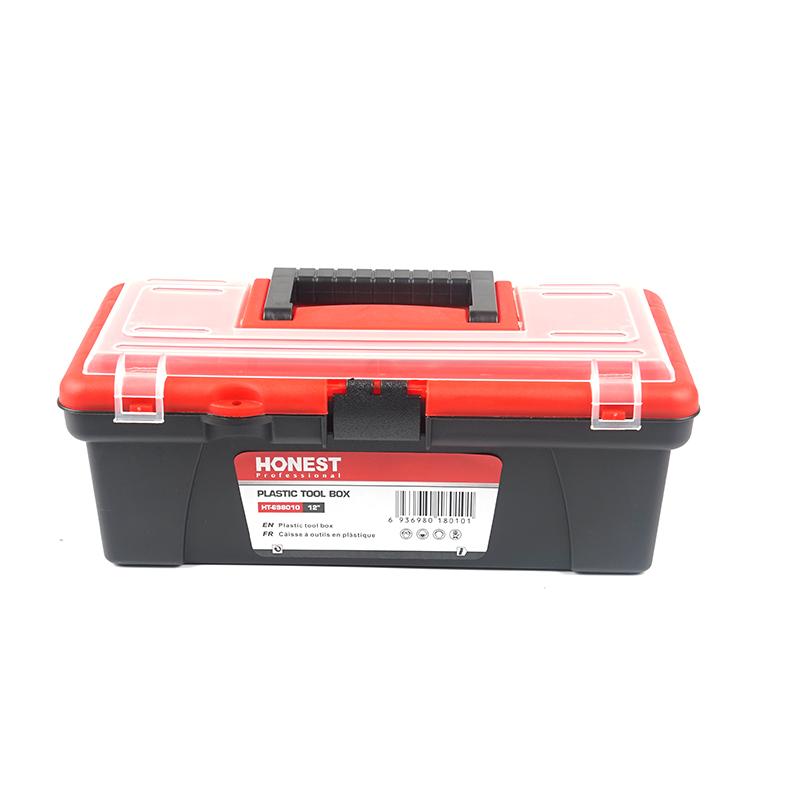 

12-Inch Multifunctional Plastic ABS Tool Storage Box with Handle Portable Tool Organizer,Multi-Use for Car and Home 12 INCH