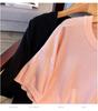 Plus Size Women's Summer Ice Silk Knit Slimming T-Shirt, Short Sleeve - Style 8110