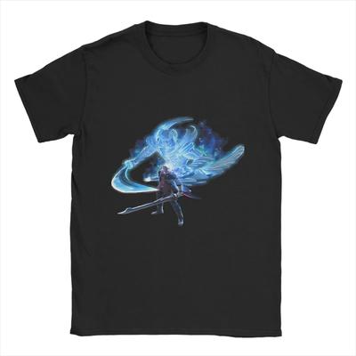 Devil May Cry T-Shirt Herren Baumwolle Erstaunliches T-Shirt Rundhals T-Shirts Kurzarm Oberteile Sommer