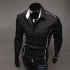 Men Shirt Single-breasted Business Formal Slim Autumn Shirt for Work