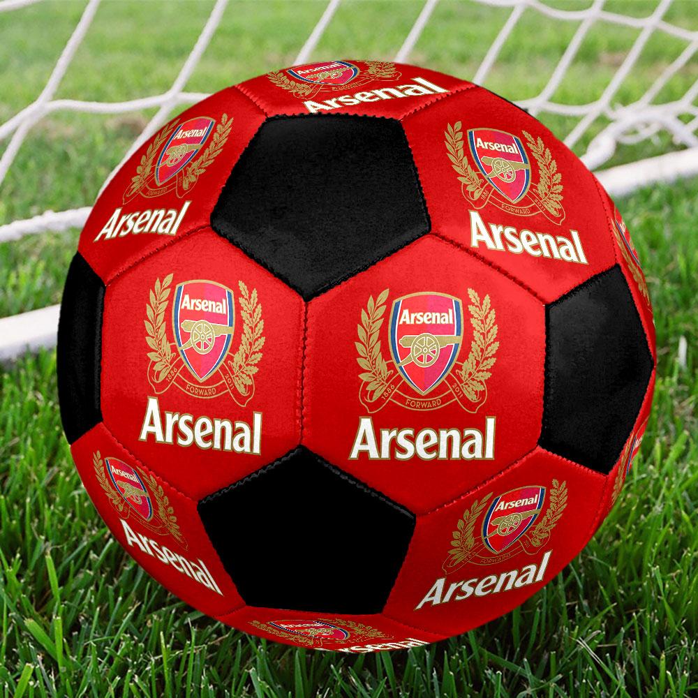 1pc The Arsenal Football Club Soccer Ball Size 5 Indoor Soccer Ball Fashion Colorful Backyard Game - Great For Sports Fans Gift HE119