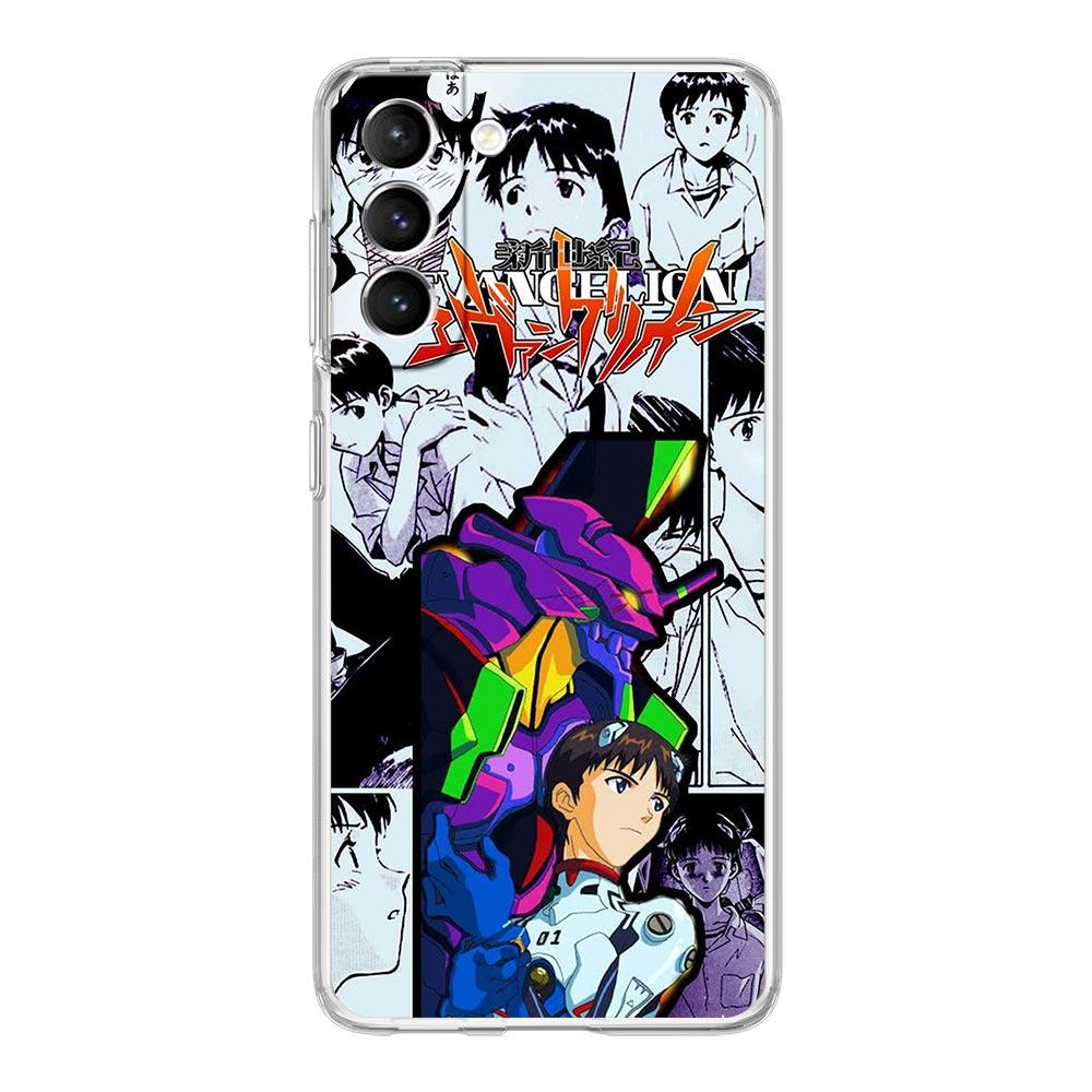Neon Genesis Evangelion EVA-Telefonhülle für Samsung Galaxy S22 5G S20 Ultra S21 FE 5G S10E S9 S8 S10 Plus Note 20 10 Lite-Abdeckung