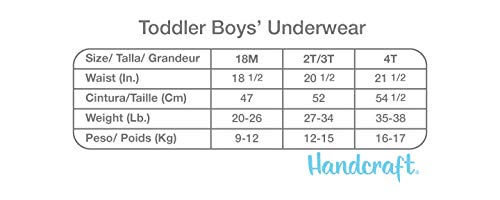 Paw Patrol Handcraft Kids' Briefs, Toddler Paw Patrol, 7-Pack, 4 Years