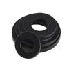 White/ Black Plastic Nylon Flat Washer Plane Spacer Insulation Gasket Ring For Screw 0.5~3mm M2- M24
