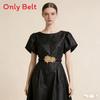 Stylish Metal Snapon Waist Chain Belt For Dresses And Jackets With Floral Design
