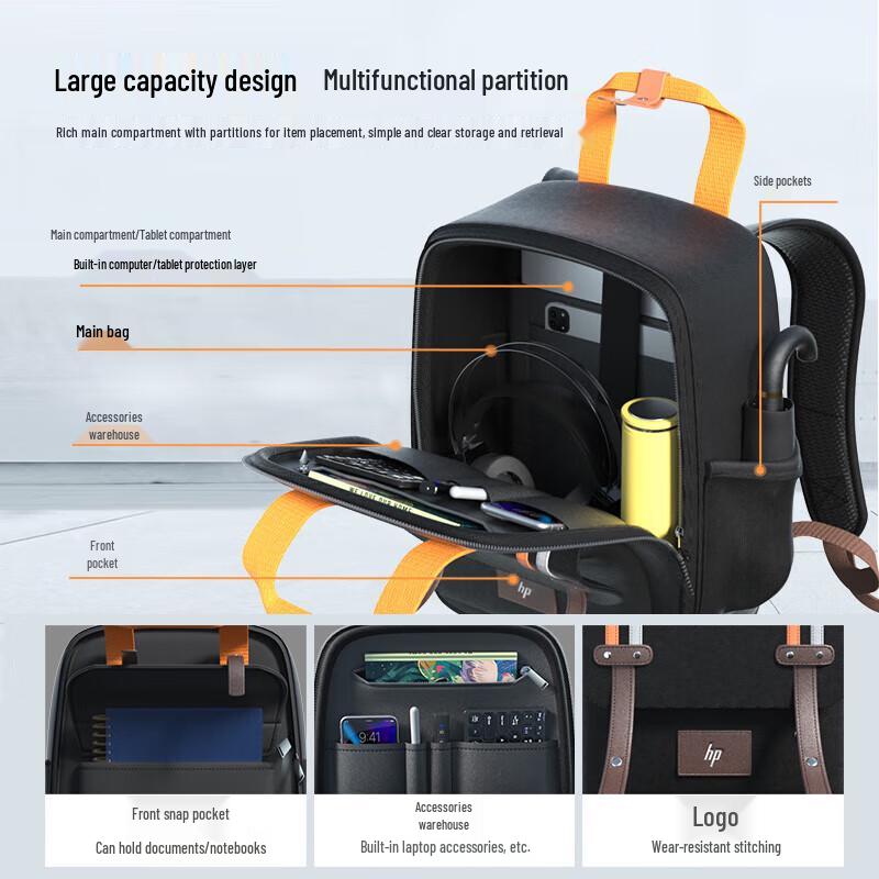 HP 15.6-inch Business Travel Laptop Backpack