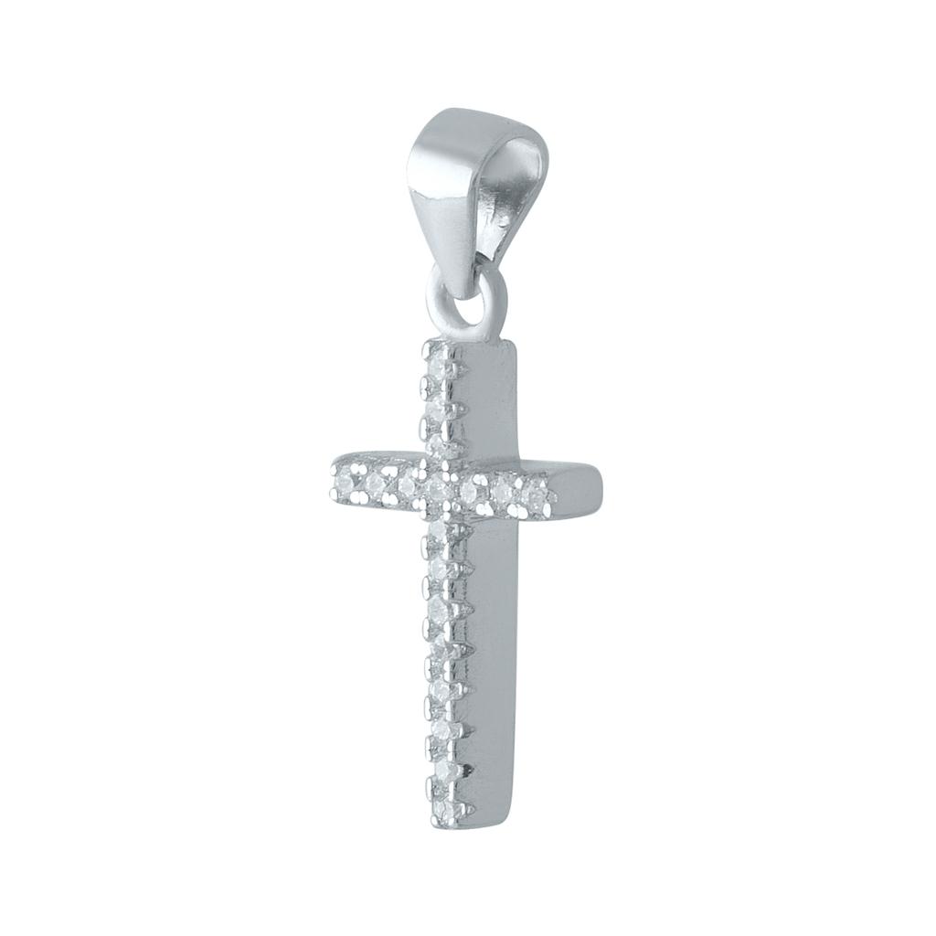 Silver Cross with Cubic Zirkonia (1978788)