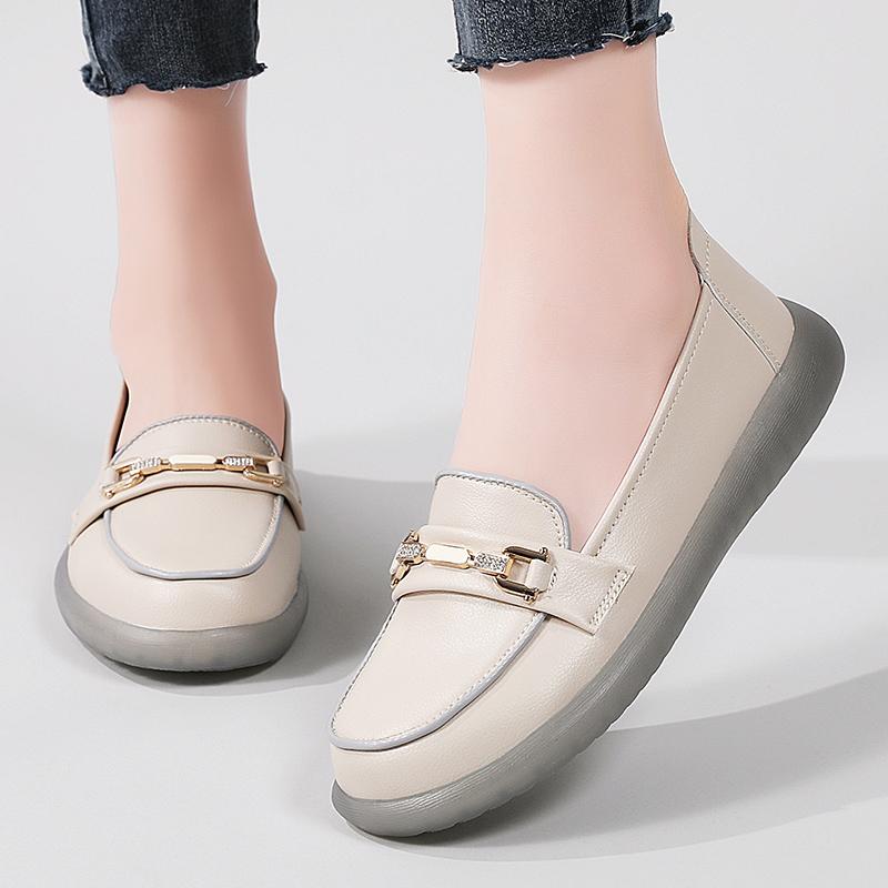 Fashion Women Shoes Flats Leather Sneakers Women Comfortable Casual Walking Footwear Fashion Loafers Shoes Women