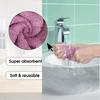 20pcs/10pcs Microfiber Dish Cloths Double Sided Cleaning Towels Dishes Surfaces Essential Clean Kitchen Towels Cleaning Products