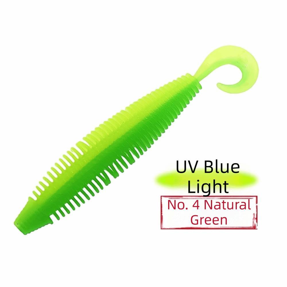 Double Colors Artificial Fishing Worms 7.5cm/10cm Size Jig Fishing Lures  For Carp Fishing