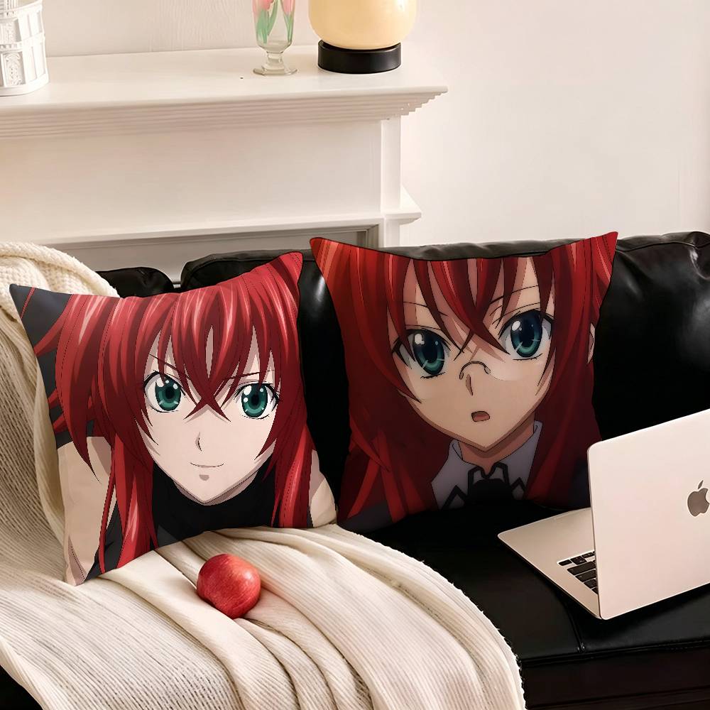 1pc Anime H-High School DxD Pillow Case Fashion Square Pillowcase Bedroom Sofa Room Ins Decoration Leisure