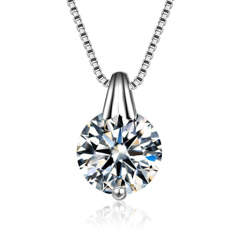2017 European & American Zircon Clavicle Pendant