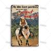Artisian Ride Horse Metal Poster Cowgirl Cowboy Tin Plate Horse Racing Decorative Sign Wall Decor Garage Bar Pub Club Hotel Cafe