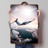 Imperceptible Views Printing Poster Customized Retro Wall Art Vintage Metal Signs for Room Gaming Decoration Garage House Home