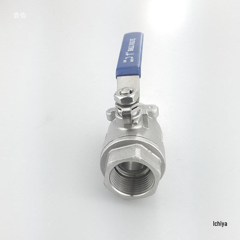 201/304 Stainless Steel Heavy-Duty Two-Piece Ball Valve / 25kg Pressure / Full Bore / High Flow Rate / DN15