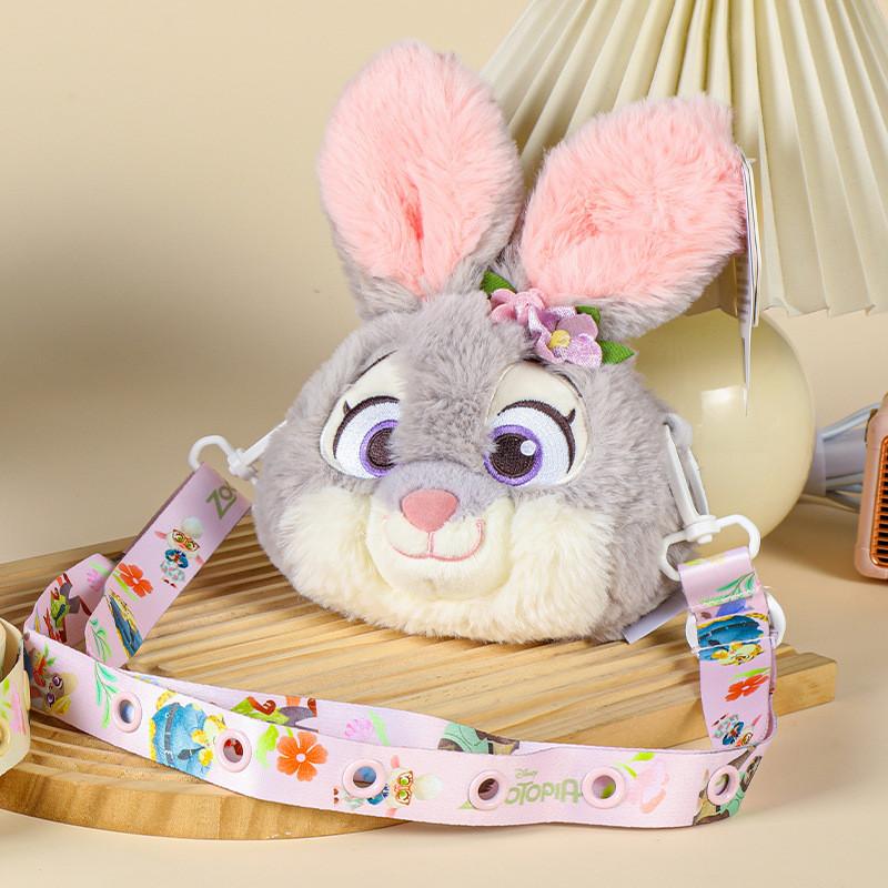 Nick Zootopia Judy And Lotso Cartoon Plush Crossbody Bag For Gift Children