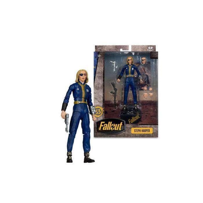 Figurine articulée Fallout – Steph Harper 7" (17,8 cm) McFarlane Toys, 22 articulations, accessoires