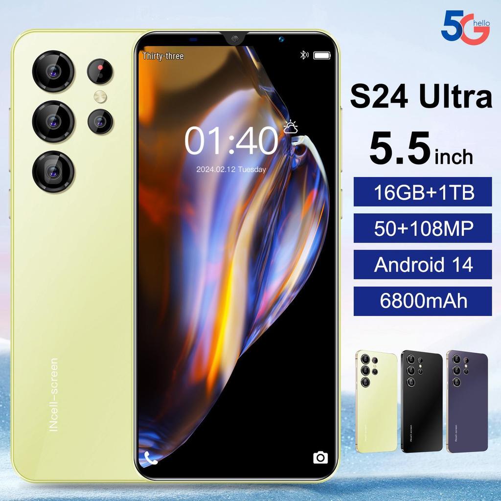 New S24 Ultra Smartphone 16GB+1TB, 5.5-Inch, Android.