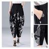 Women's High-Waist Cropped Lantern Pants