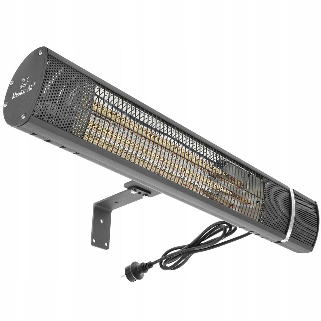 Promiennik Tarasowy Roma Black 2000W