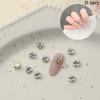 5Pcs 3D Shiny Nail  Luxury  Diamonds Classic Piles Of Diamonds Nail Art Decorations Diy Manicure Ornaments