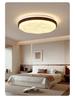 Zen Song Dynasty Walnut Solid Wood Ceiling Light with Fabric Shade