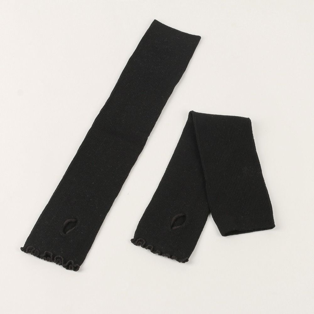 Stretchy Fingerless Gloves Long Design Arm Sleeve Y2K Punk Gloves  Y2K Aesthetic