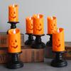 Halloween Kerze Licht LED Bunte Leuchter Tisch Top Dekoration Kürbis Party Happy Halloween Party Decor Für Home