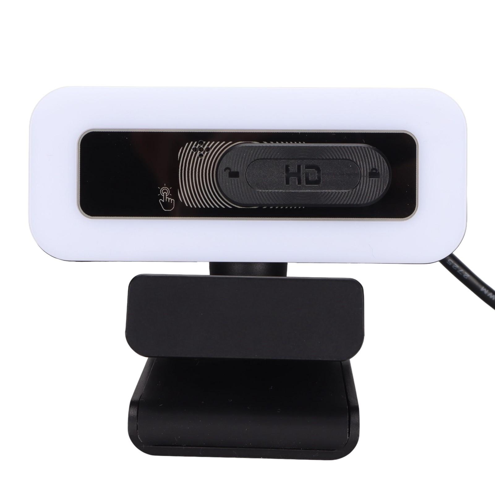 

Webcam 2K USB Adjustable Brightness Auto Focusing Inbuilt Mic Plug and Play Computer Camera