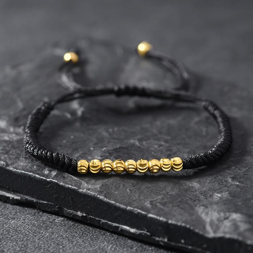 2024 Minimalist Adjustable Women's Bracelet with Copper Beads