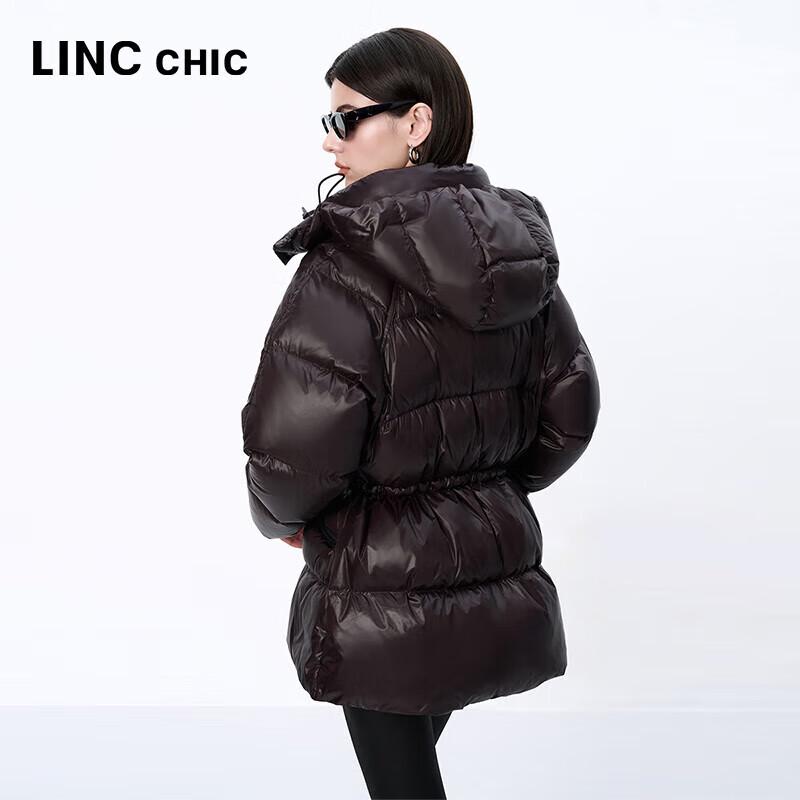 Jinyujie Damen 2024 Winter Kurze Daunenjacke