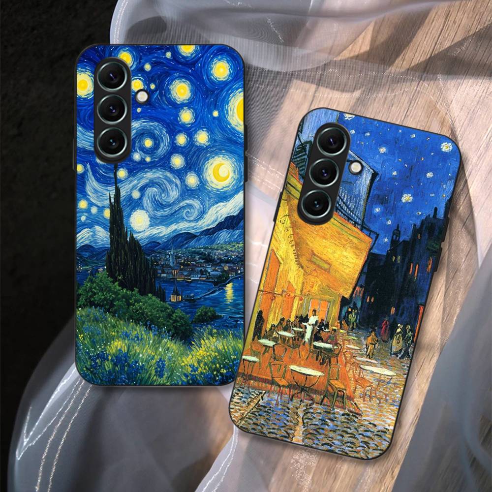 Art Vincent Van Gogh Phone Case For Samsung S 24 fe 25 Ultra plus 20 lite 21 30 22 23 24 22 Ultra 5G Fundas