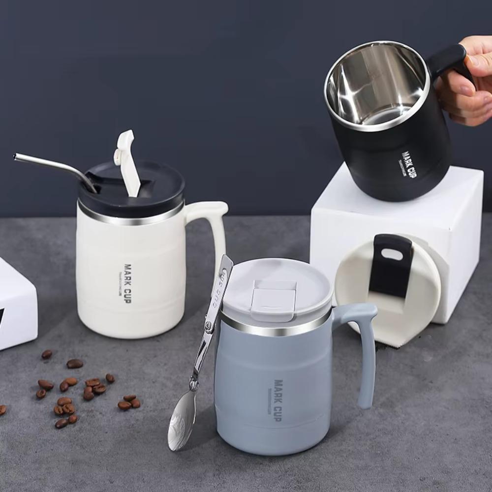 Anti-scalding Thermal Coffee Mug Double-layer Insulated Water Cup Durable Thermal Cup  Office