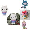 Adorable Gabby Dollhouse Plush Toy Mercat Cartoon Stuffed Animal Mermaid Cat Plushie Doll