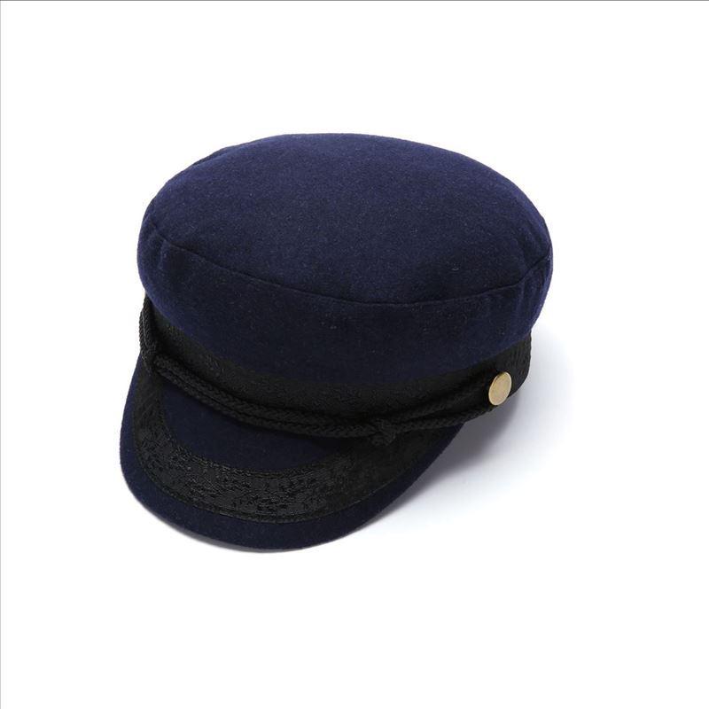 Casquette style marin pour femme - Fond plat, Mode décontractée, Grande taille, Coupe pour petite tête